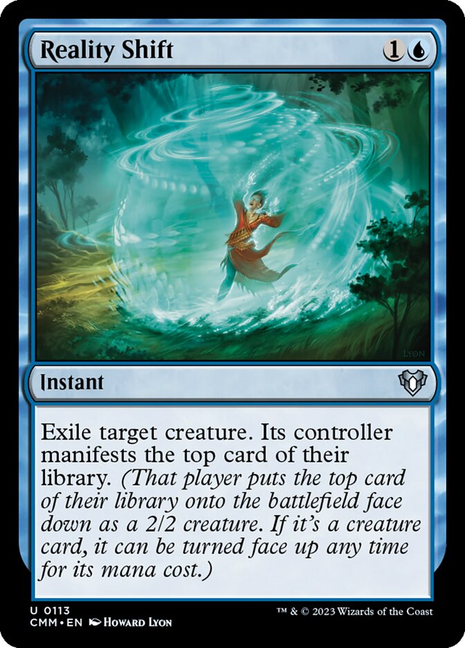 Reality Shift card front