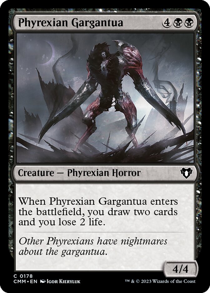 Phyrexian Gargantua card front