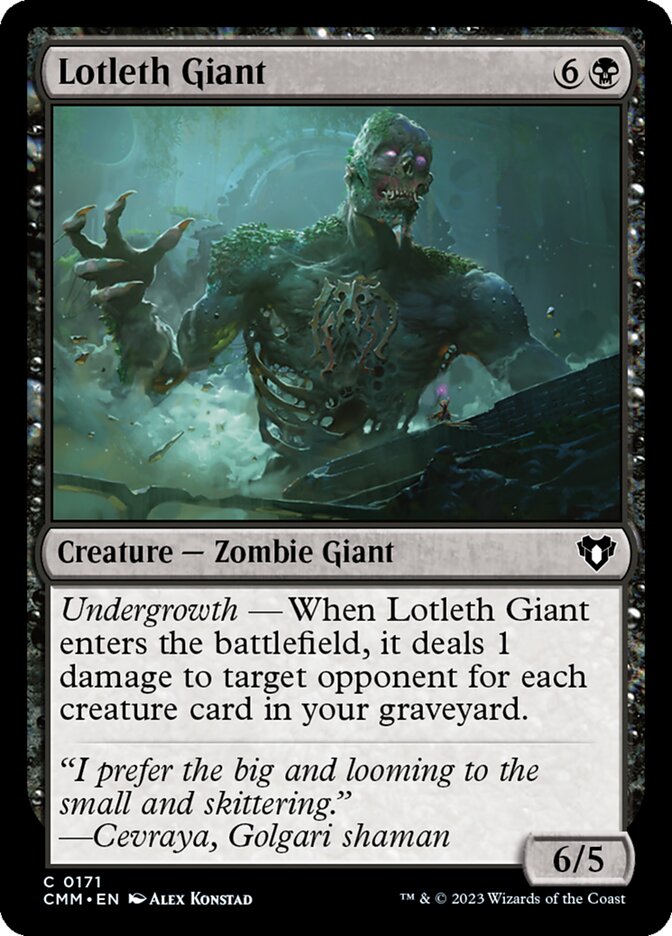 Lotleth Giant card front