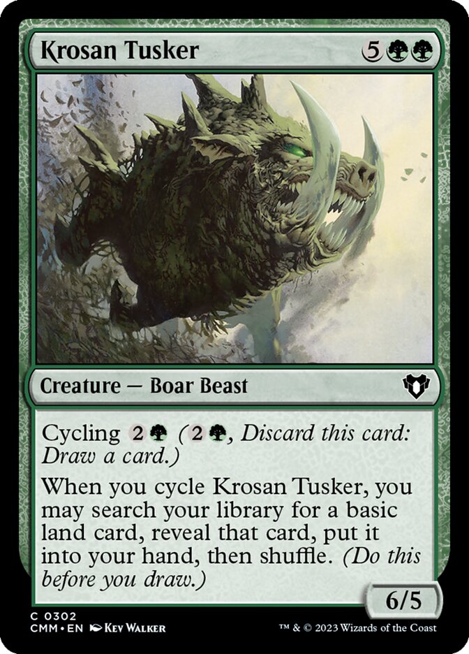 Krosan Tusker card front