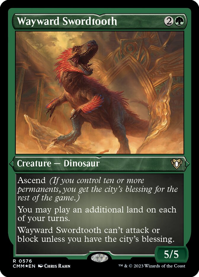 Wayward Swordtooth card front