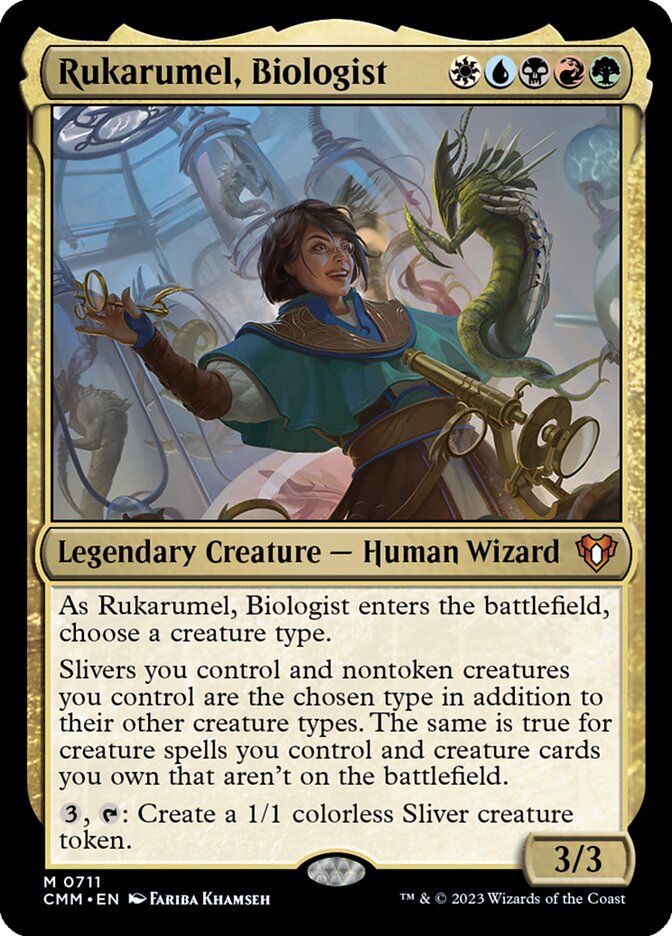 Rukarumel, Biologist card front