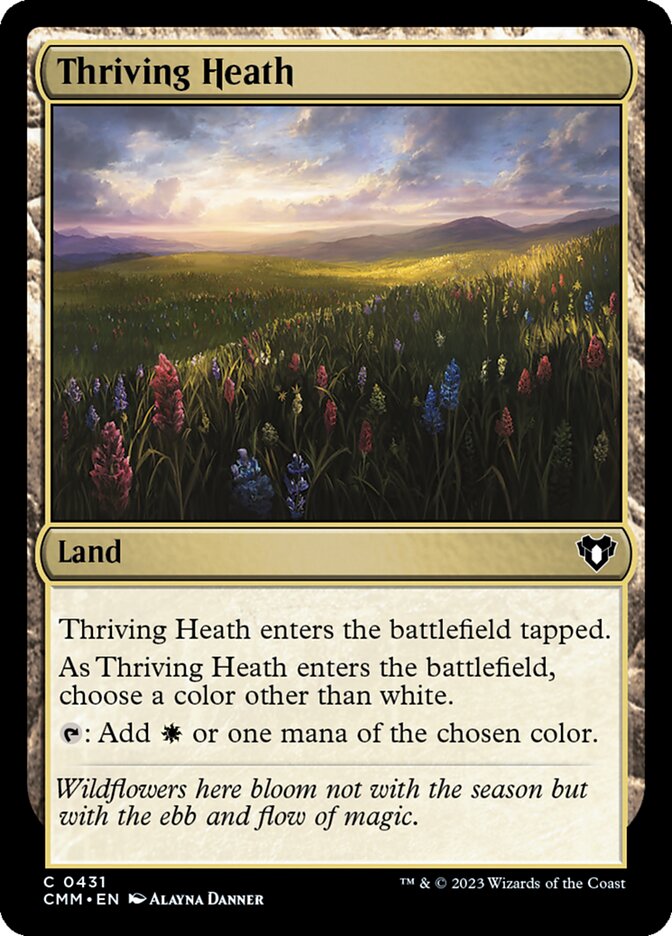 Thriving Heath card front