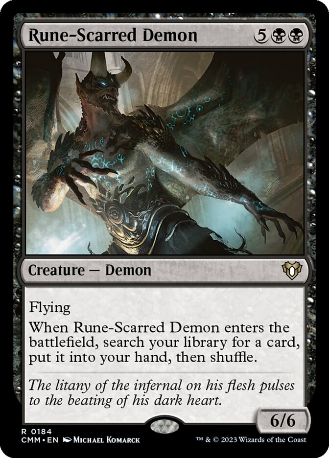 Rune-Scarred Demon card front