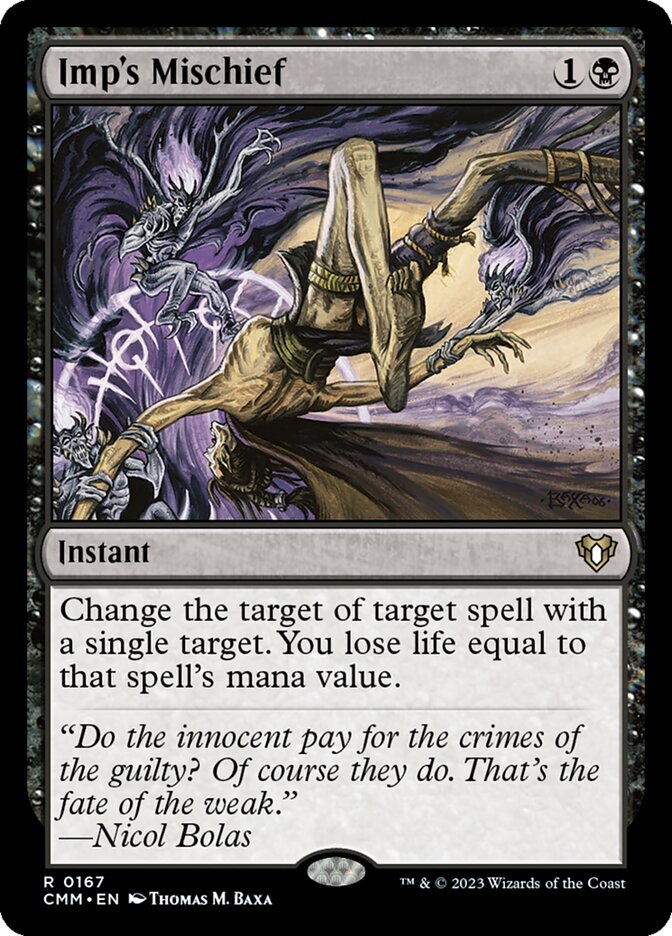 Imp's Mischief card front