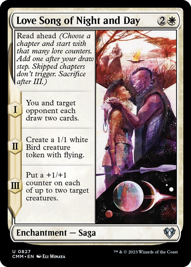 Love Song of Night and Day card front