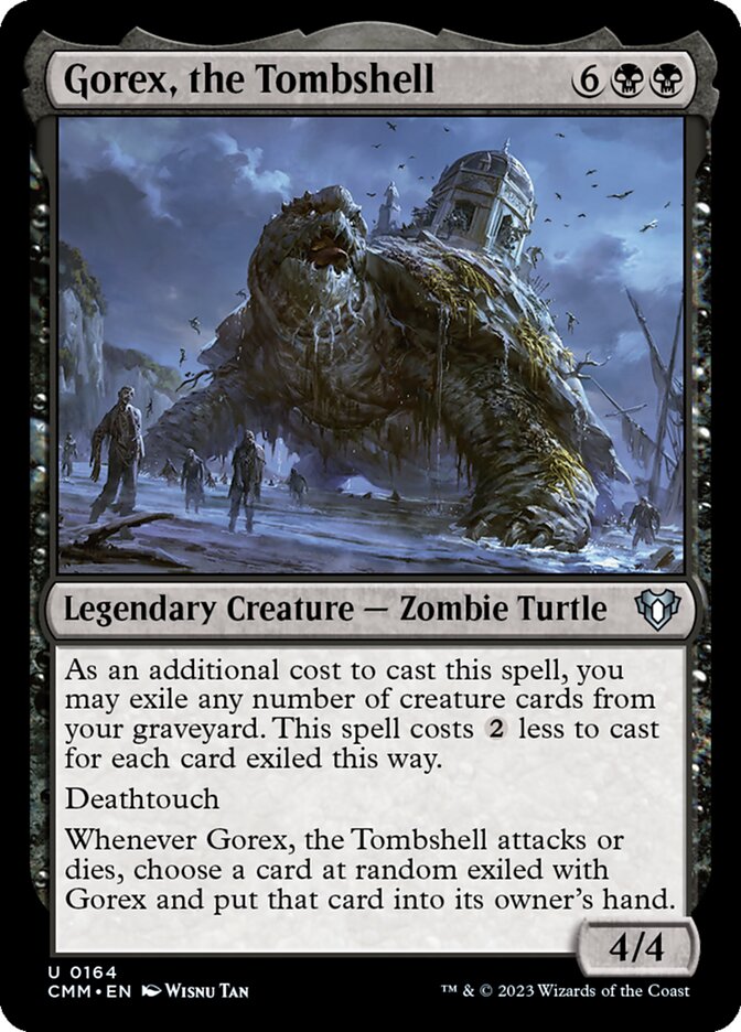 Gorex, the Tombshell card front
