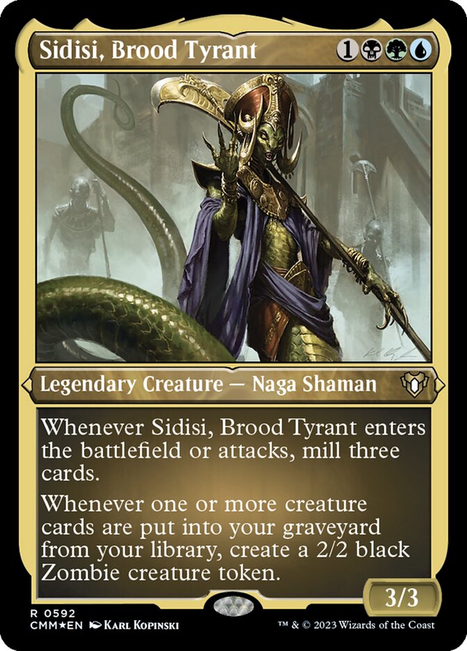 Sidisi, Brood Tyrant card front