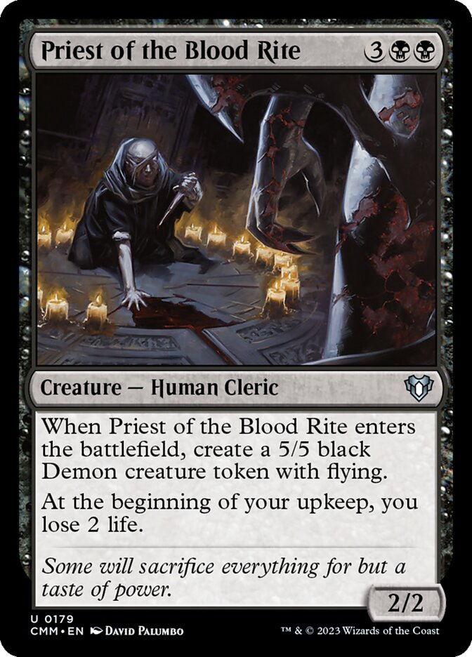 Priest of the Blood Rite card front