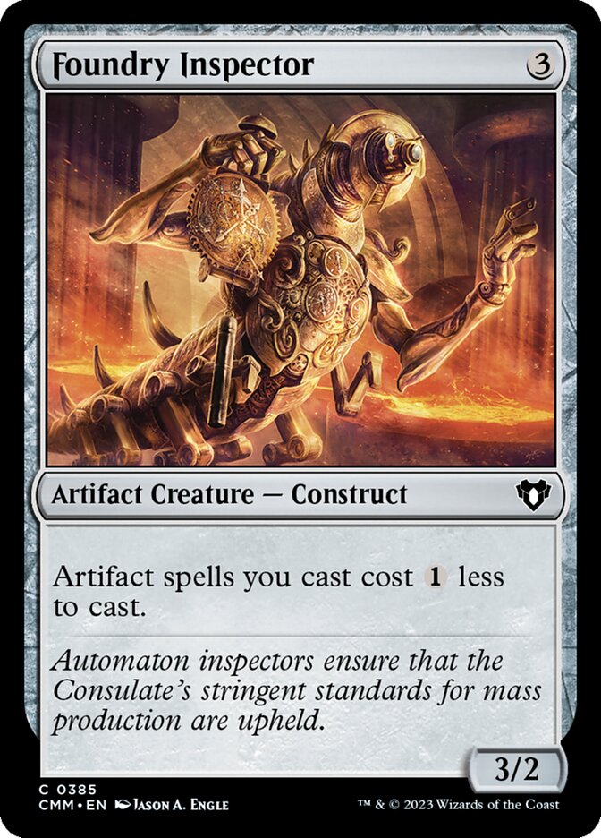 Foundry Inspector card front