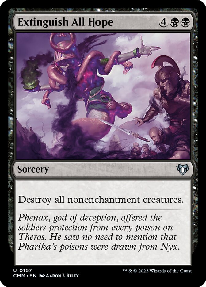 Extinguish All Hope card front