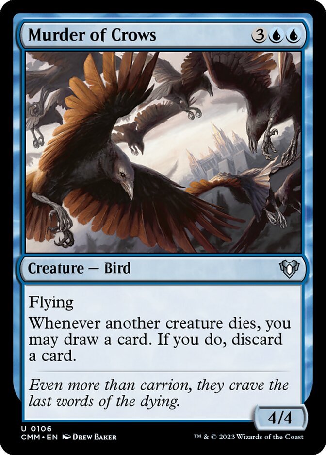 Murder of Crows card front