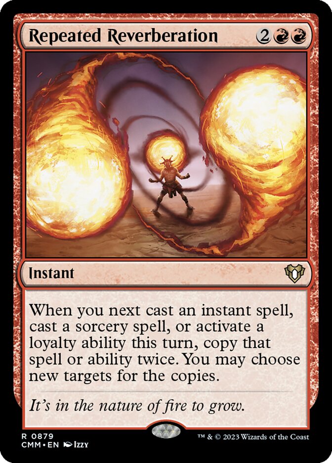 Repeated Reverberation card front