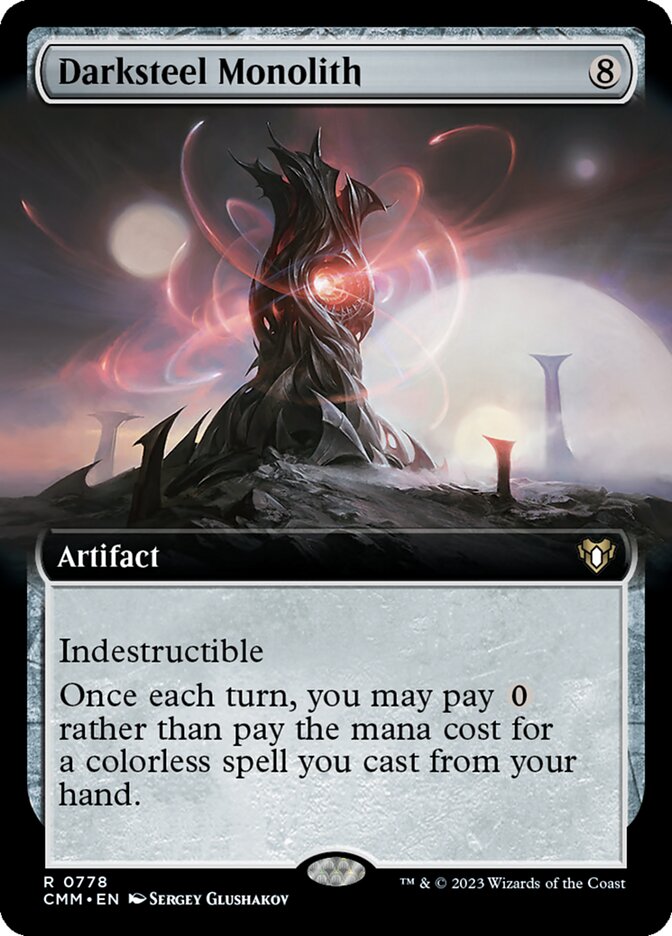 Darksteel Monolith card front