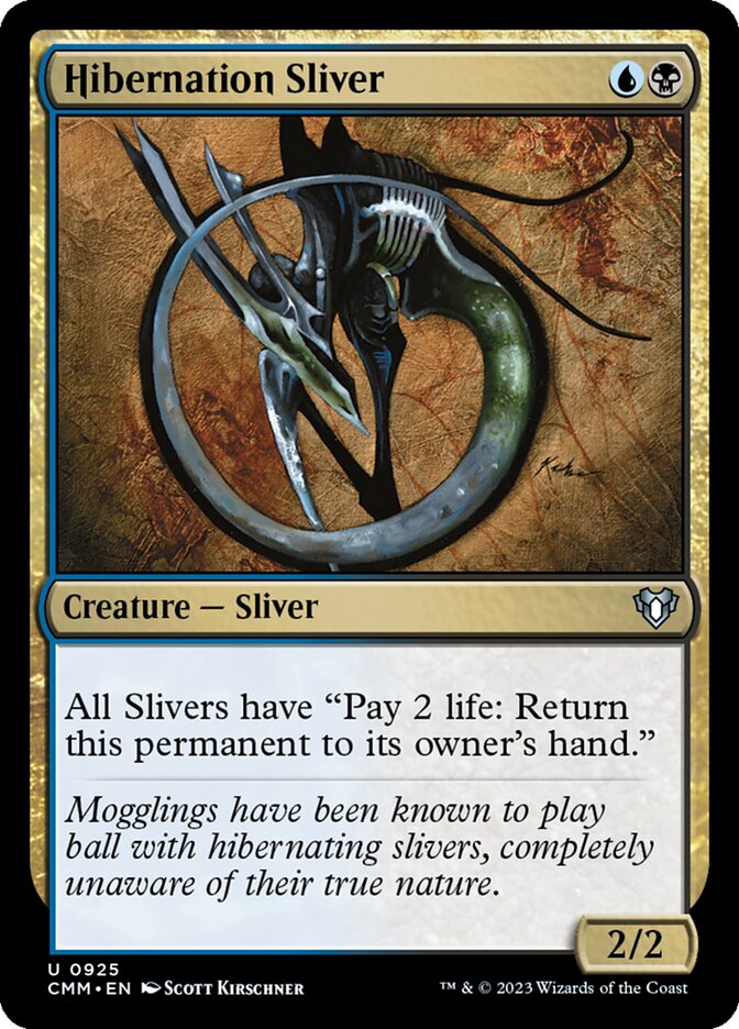 Hibernation Sliver card front