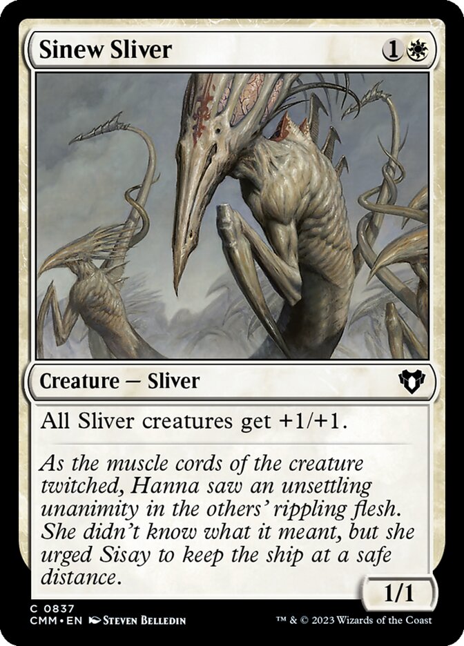 Sinew Sliver card front