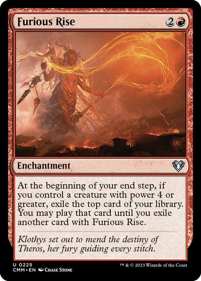 Furious Rise card front