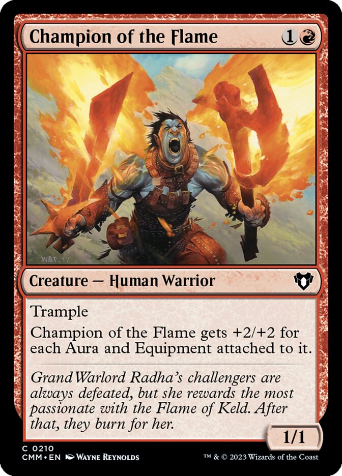 Champion of the Flame card front