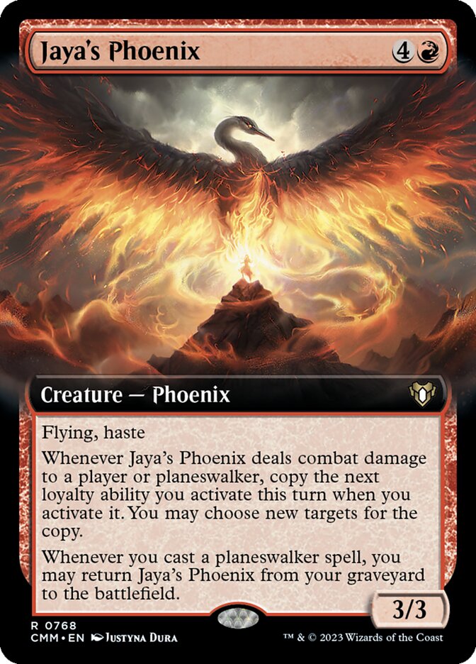 Jaya's Phoenix card front