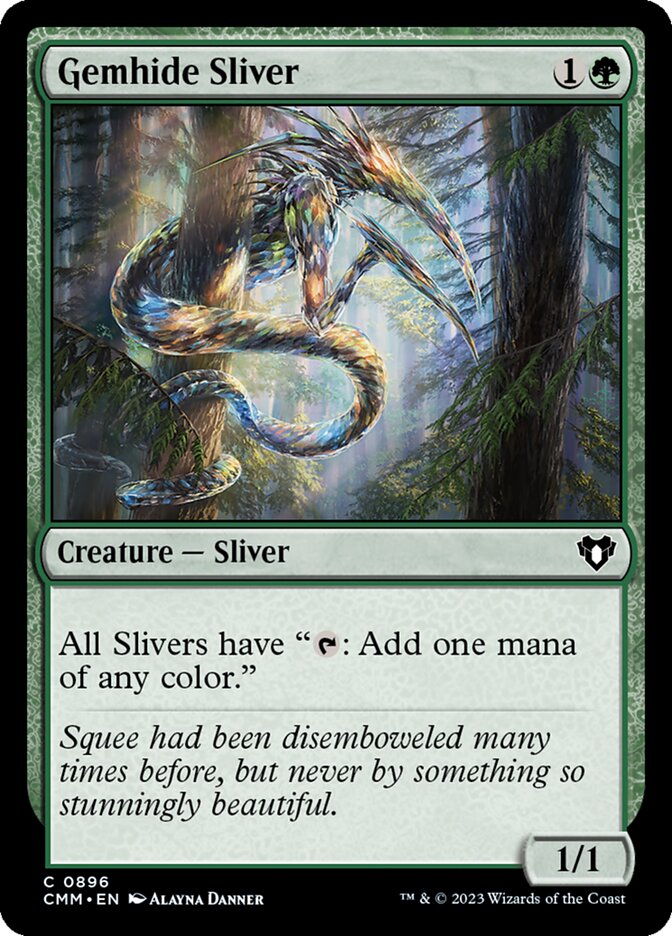 Gemhide Sliver card front