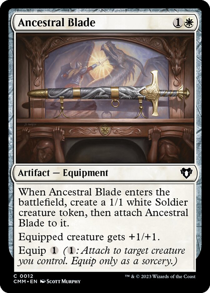 Ancestral Blade card front