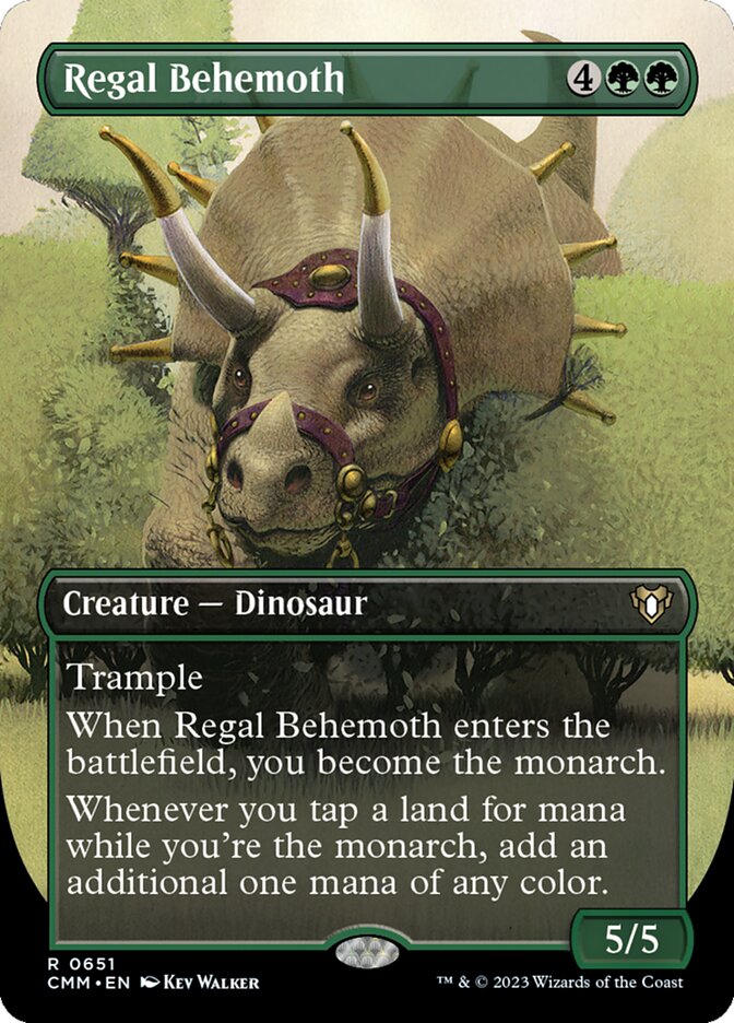 Regal Behemoth card front