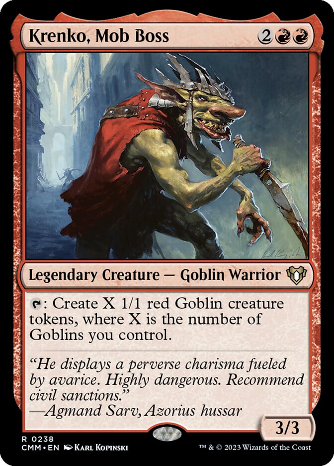 Krenko, Mob Boss card front