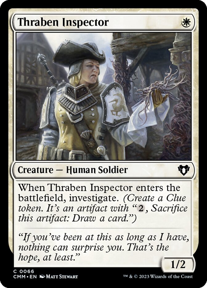 Thraben Inspector card front