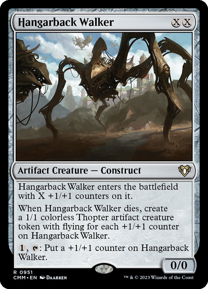 Hangarback Walker card front