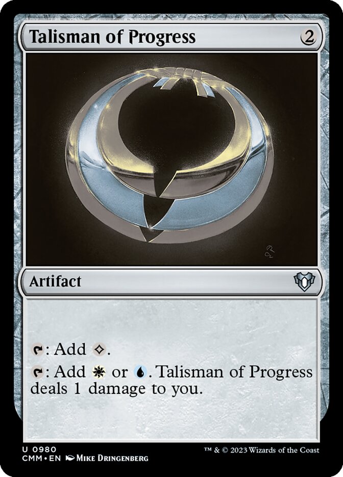 Talisman of Progress card front