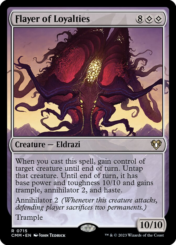 Flayer of Loyalties card front