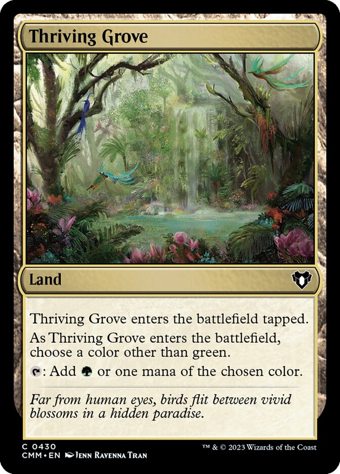 Thriving Grove card front
