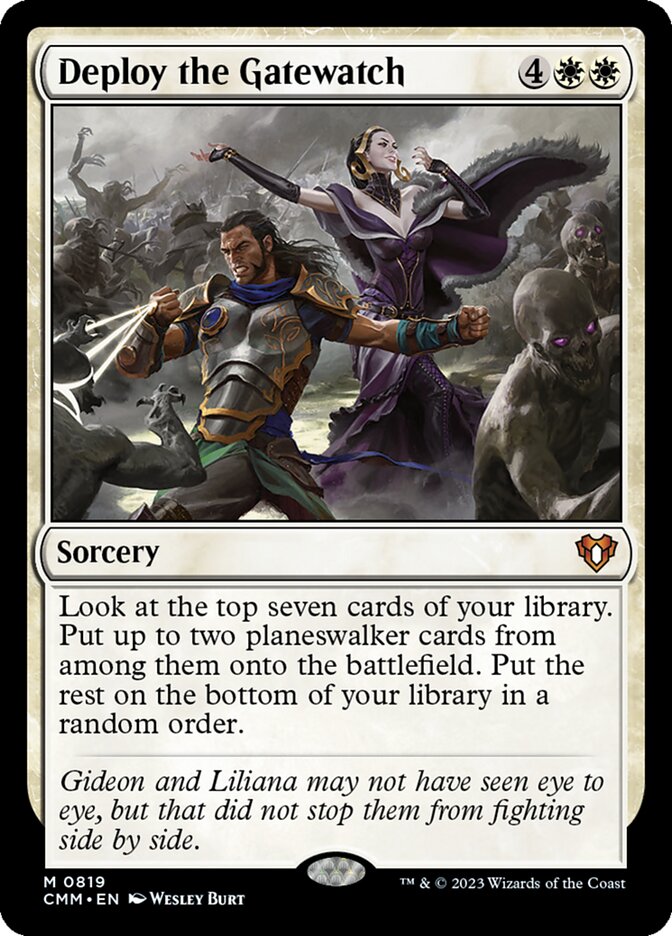 Deploy the Gatewatch card front