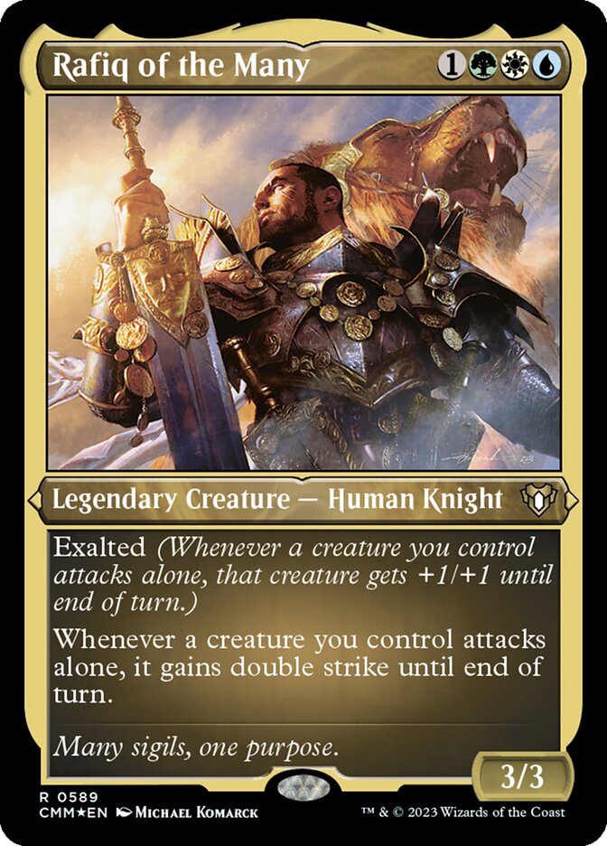 Rafiq of the Many card front