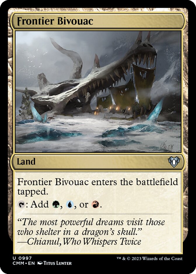 Frontier Bivouac card front