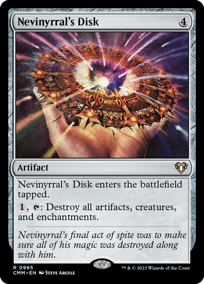 Nevinyrral's Disk card front