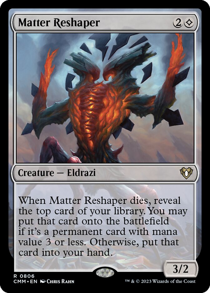 Matter Reshaper card front