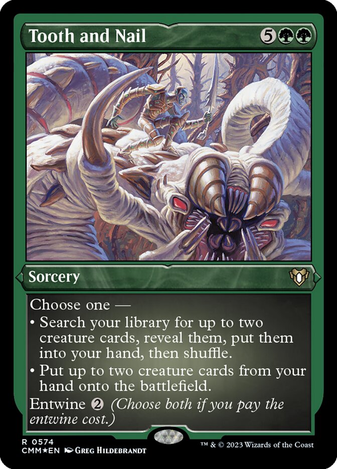 Tooth and Nail card front