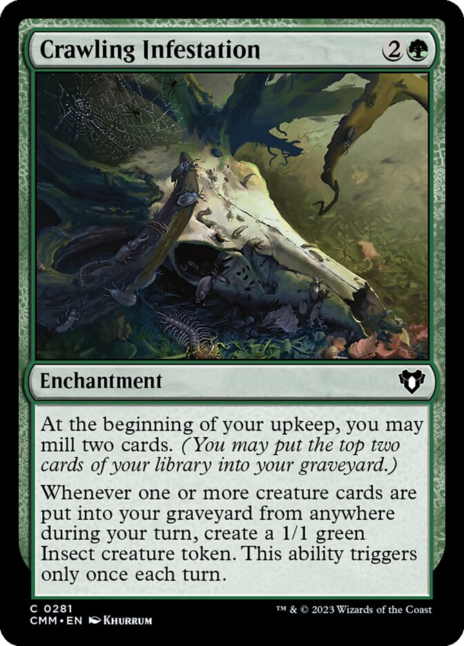Crawling Infestation card front