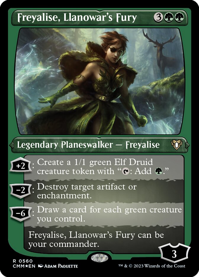 Freyalise, Llanowar's Fury card front