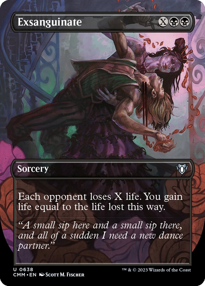 Exsanguinate card front