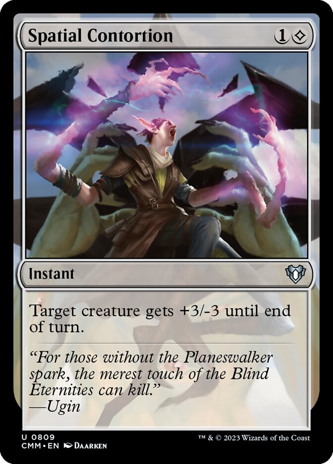 Spatial Contortion card front