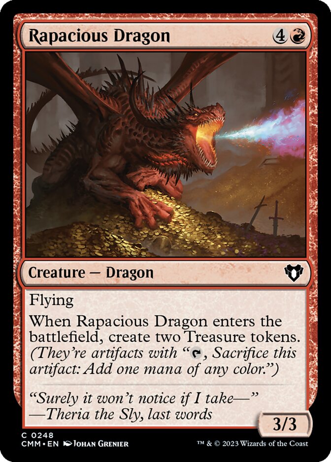 Rapacious Dragon card front