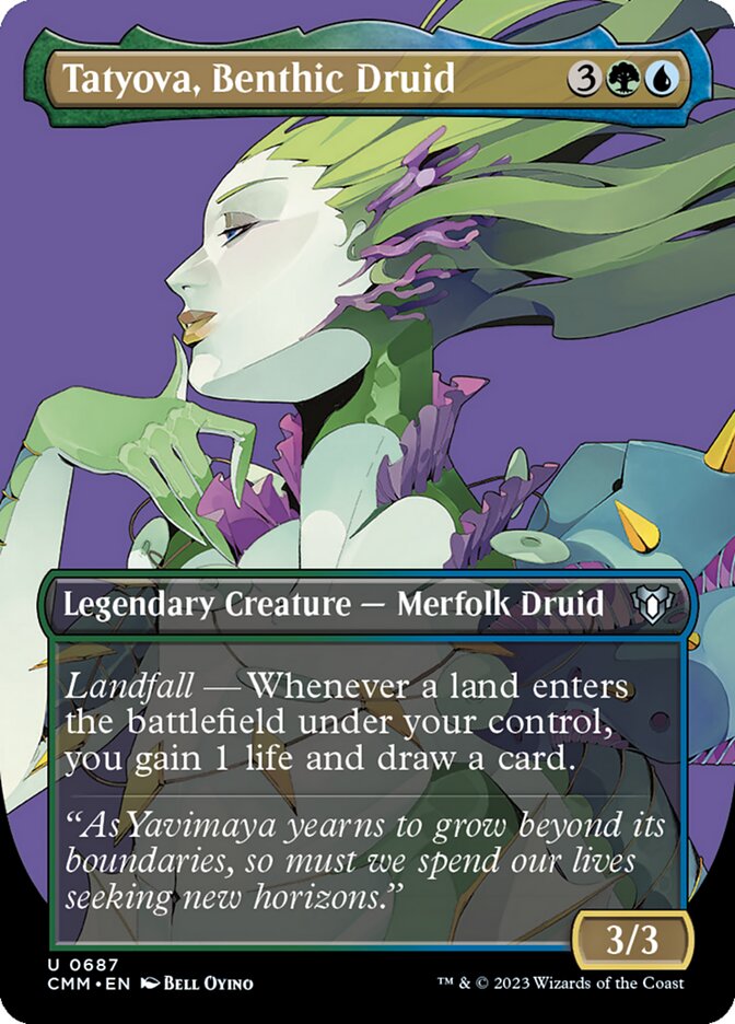 Tatyova, Benthic Druid card front