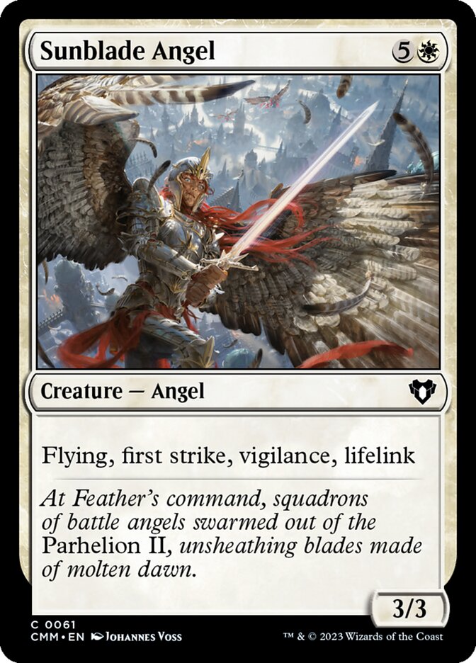 Sunblade Angel card front