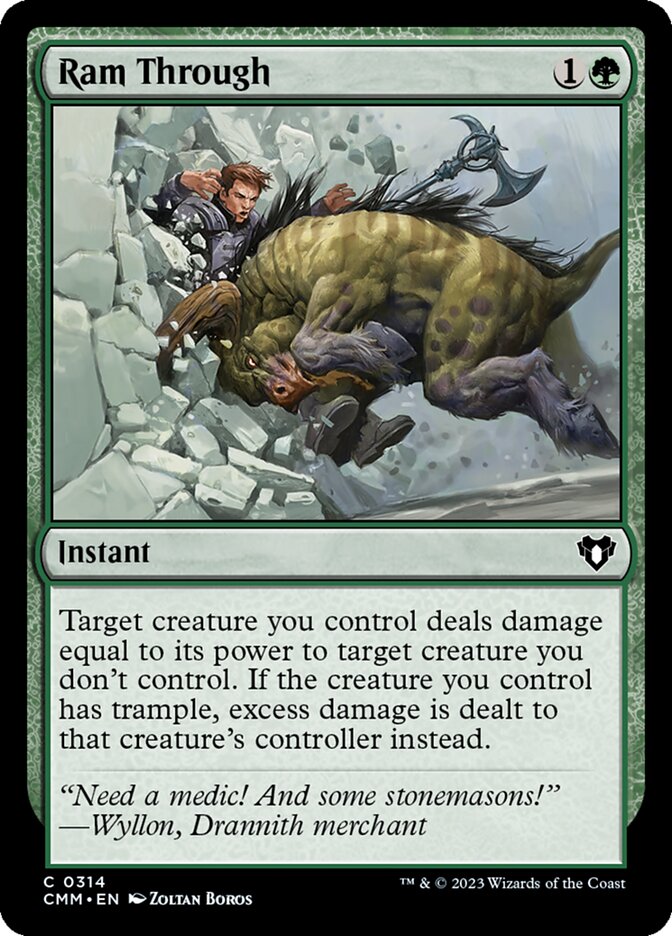 Ram Through card front