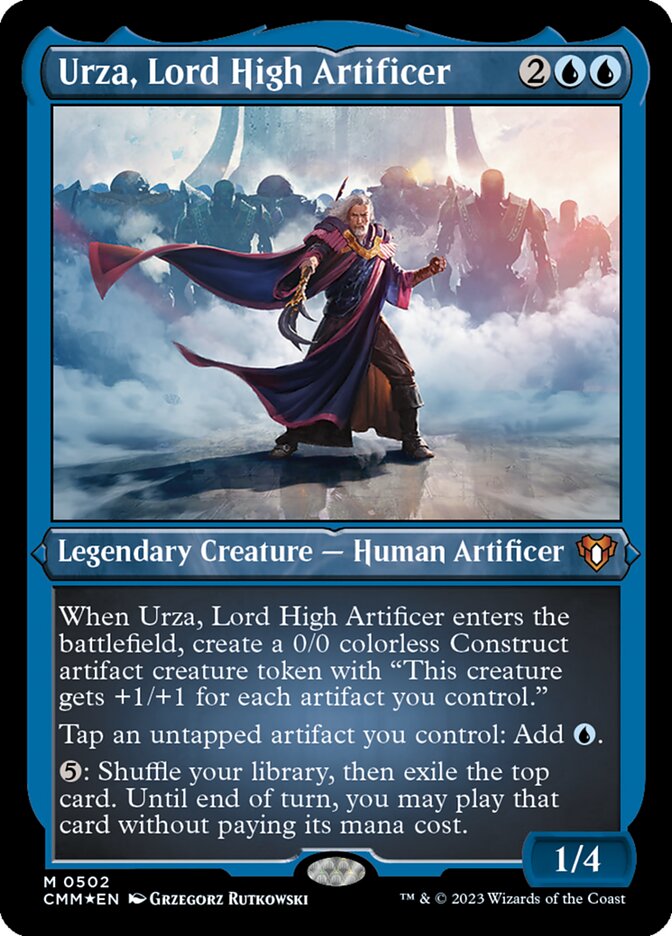 Urza, Lord High Artificer card front