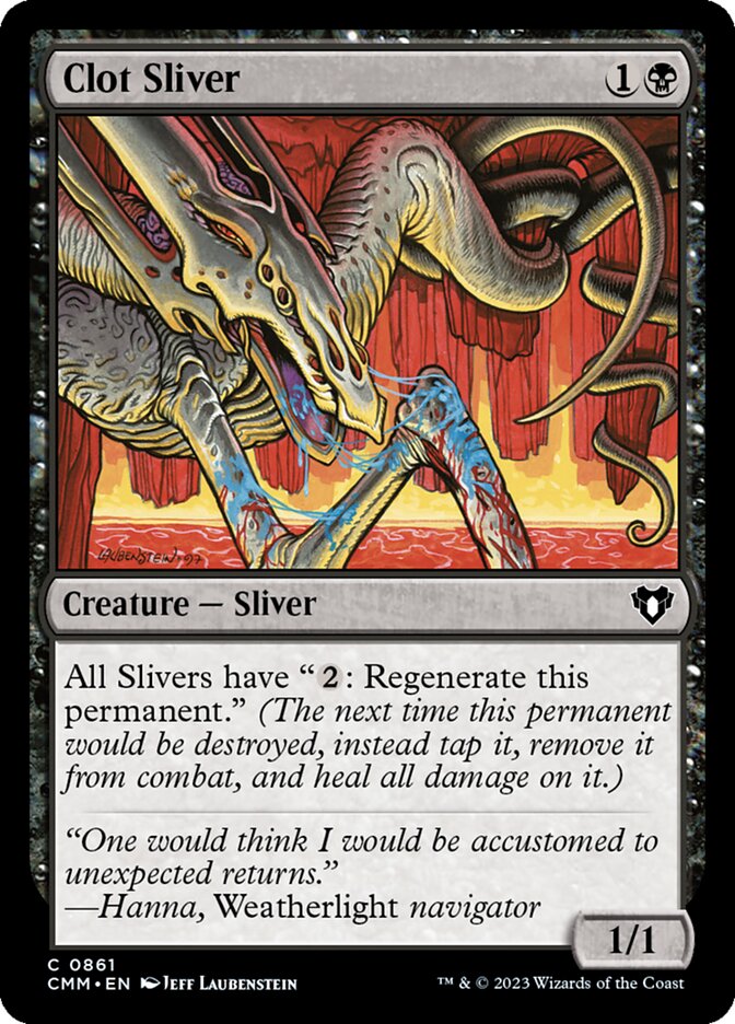 Clot Sliver card front