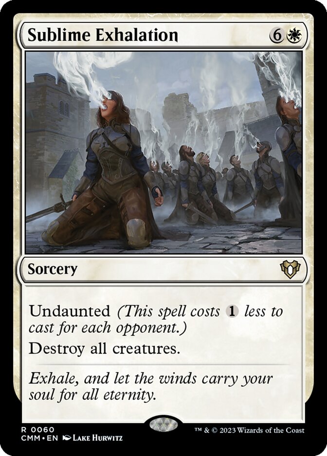 Sublime Exhalation card front