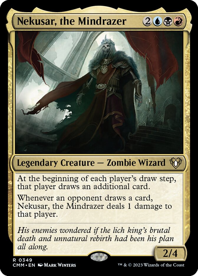 Nekusar, the Mindrazer card front
